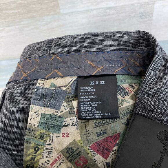 English Laundry Walker Pants Gray Patterned 5 Pocket Slim Leg Casual Mens 32x32 - Picture 8 of 10